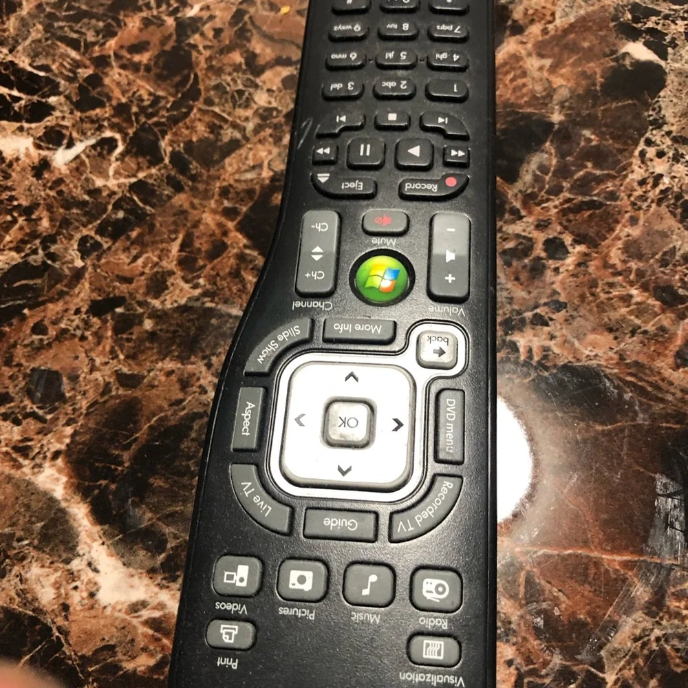 Universal HP TSGH-IR01 Touchsmart Windows PC Media Center Remote Control